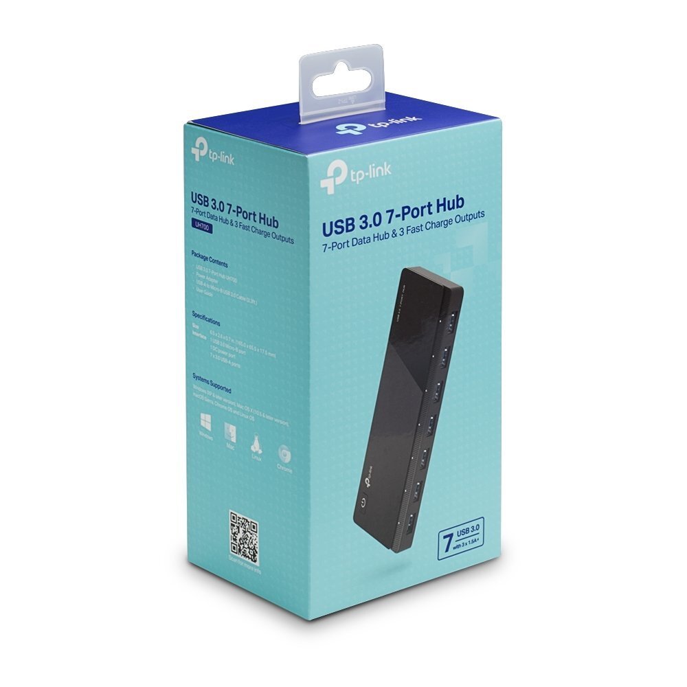 USB pagarinātājs TP-LINK UH700 цена и информация | Adapteri un USB centrmezgli | 220.lv