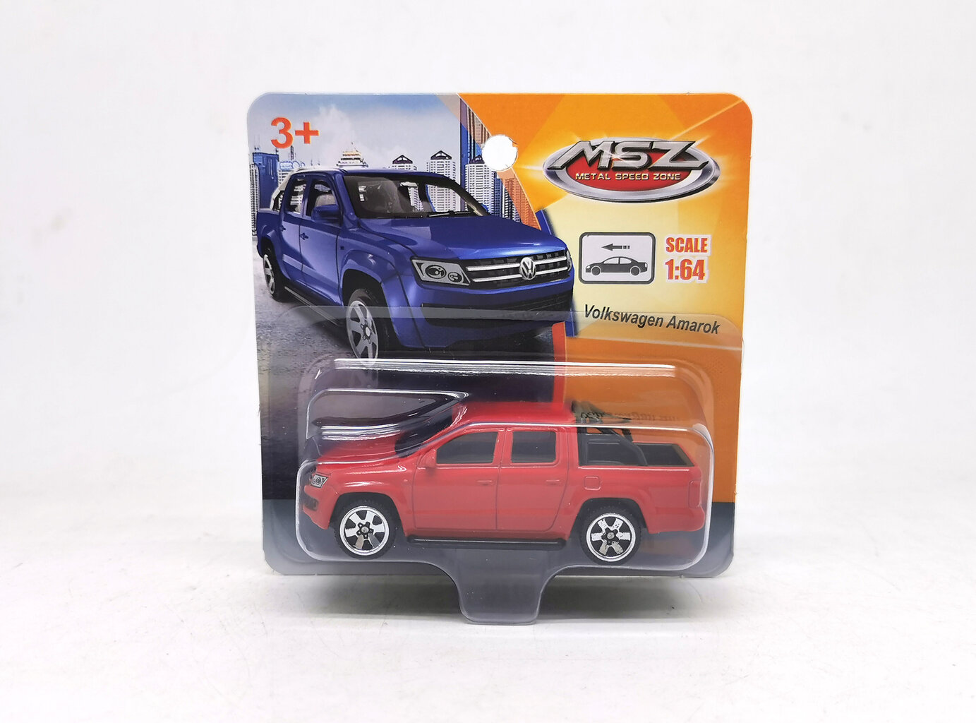 MSZ Miniatūrais modelis - Volkswagen Amarok, 1:64 цена и информация | Rotaļlietas zēniem | 220.lv