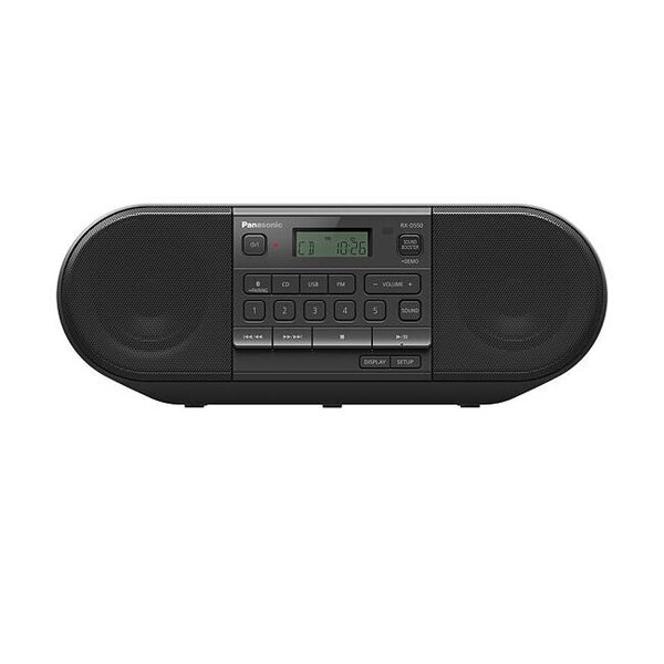 Музыкальный центр Panasonic radijas su CD, Bluetooth® ir USB. RX-D550E-K  цена | 220.lv