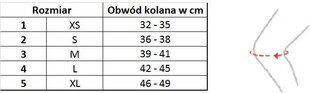 Stabilizators ceļgala locītavai TOROS-GROUP, bēšs, izmērs 2 cena un informācija | Ķermeņa daļu fiksatori | 220.lv