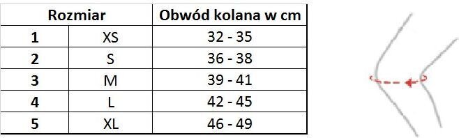 Stabilizators ceļgala locītavai TOROS-GROUP, bēšs, izmērs 5 cena un informācija | Ķermeņa daļu fiksatori | 220.lv