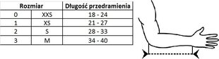 Stabilizators plecam TOROS-GROUP 610, melns, izmērs 3 cena un informācija | Ķermeņa daļu fiksatori | 220.lv