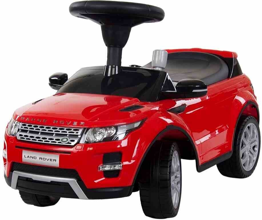 Range Rover J05.003.1.1 SUNBABY LAND ROVER Bērnu stumjamā mašīna 348B RED cena un informācija | Rotaļlietas zīdaiņiem | 220.lv