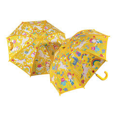 Krāsu mainošs lietussargs "Rainbow Fairy", Floss&Rock cena un informācija | Bērnu aksesuāri | 220.lv