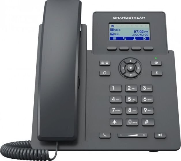 GrandStream GRP2601p, melns цена и информация | Stacionārie telefoni | 220.lv