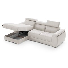 Stūra dīvāns Homede Lido, smilškrāsas cena un informācija | Stūra dīvāni | 220.lv