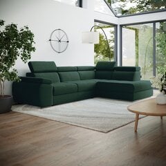 Stūra dīvāns Homede Frada, zaļš cena un informācija | Stūra dīvāni | 220.lv