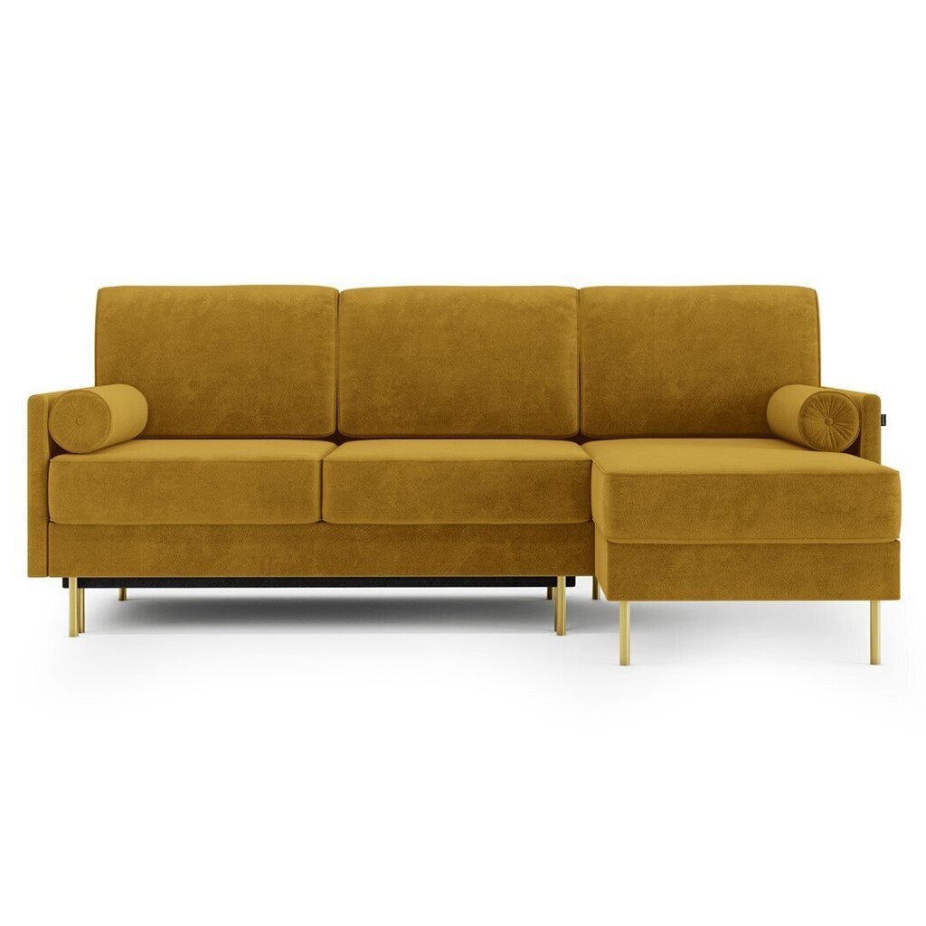 Universāls stūra dīvāns Homede Lanaz, dzeltens cena un informācija | Stūra dīvāni | 220.lv