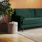Dīvāns Homede Rossi 3S, tumši zaļš cena un informācija | Dīvāni | 220.lv