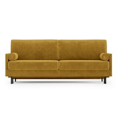 Dīvāns Homede Rossi 3S, dzeltens cena un informācija | Dīvāni | 220.lv