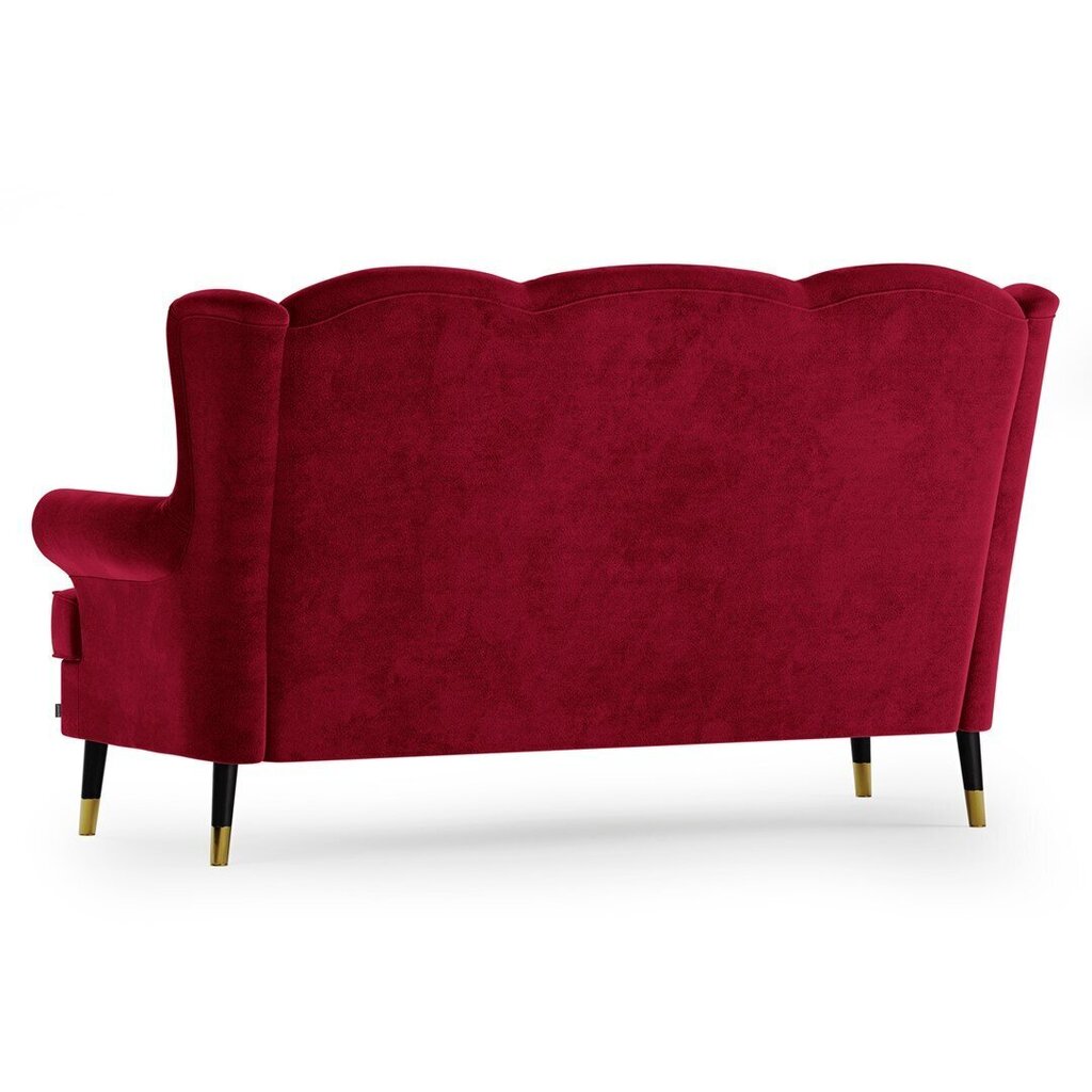 Dīvāns Homede Dolo 3S, sarkans cena un informācija | Dīvāni | 220.lv