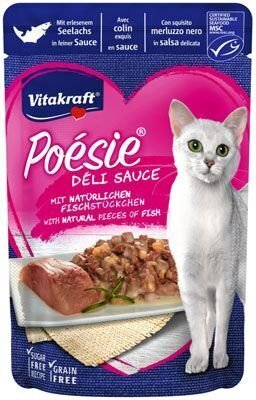 Konservi ar lasi mērcē kaķiem, VITAKRAFT POESIE, 85 g, 2436665 цена и информация | Konservi kaķiem | 220.lv