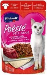 Konservi ar liellopa gaļas mērci kaķiem, VITAKRAFT POESIE, 85 g, 2436664 cena un informācija | Konservi kaķiem | 220.lv