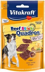 Vitakraft Beef Stick Quadros для собак, с сыром, 70 г цена и информация | Лакомства для собак | 220.lv