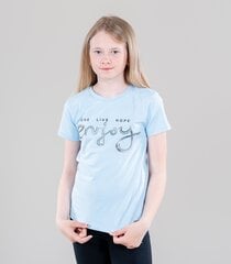 Детская футболка, 208394 02, голубой цвет, 208394*02-164 цена и информация | Рубашки для девочек | 220.lv