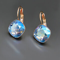 Серьги "Ослепительный Блеск IV (Light Sapphire Shimmer)" с кристаллами Swarovski™ DS00A194 цена и информация | Серьги | 220.lv