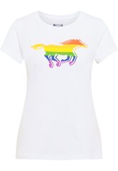 Женская футболка Mustang, 1012682*2045, белая, 4058823055451 цена и информация | Женские футболки | 220.lv