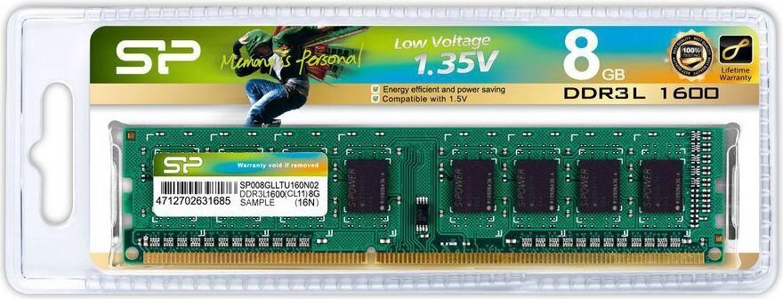 Silicon Power SP008GLLTU160N02 cena un informācija | Operatīvā atmiņa (RAM) | 220.lv