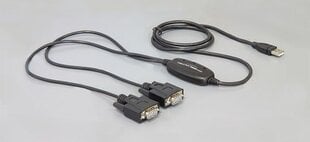 Delock 61886, USB-A/DB9, 1.5 м цена и информация | Кабели и провода | 220.lv