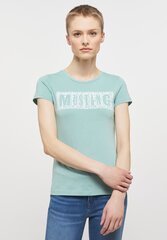 Женская футболка Mustang, 1012472*5288, мятный цвет, 4058823024822 цена и информация | Женские футболки | 220.lv
