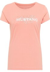Женская футболка Mustang, 1012478*8131, серо-розовая, 4058823025713 цена и информация | Женские футболки | 220.lv