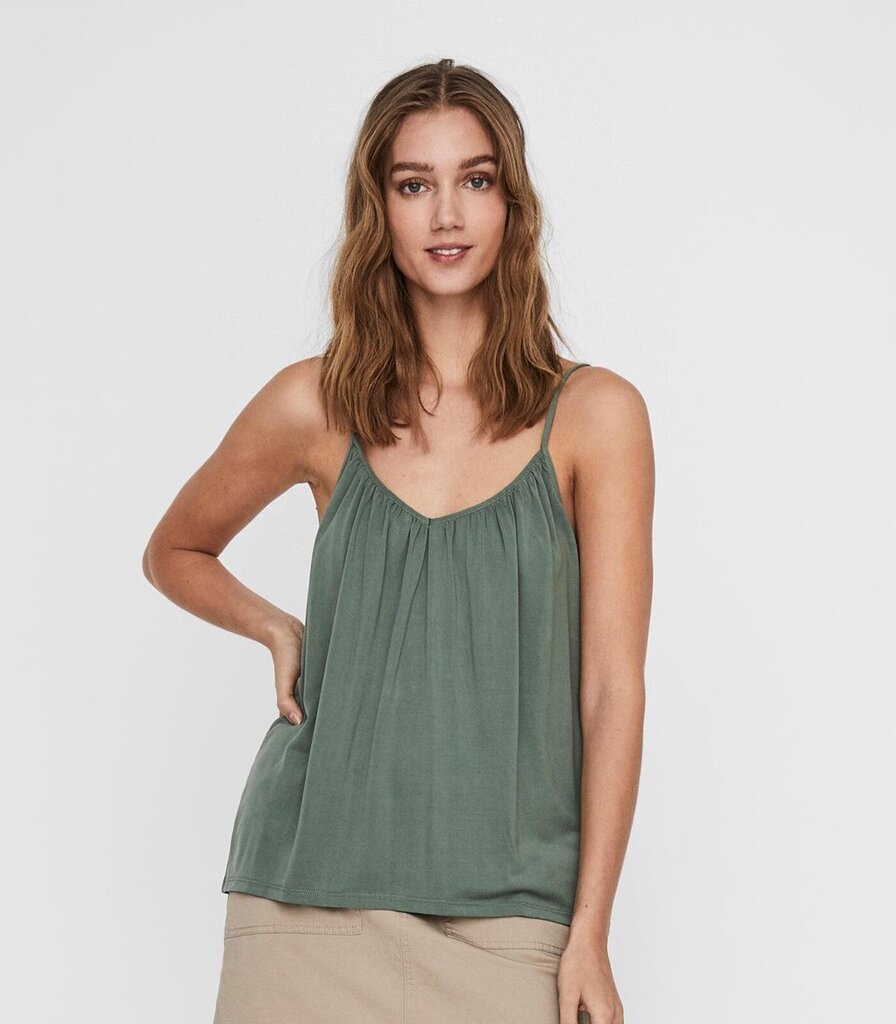 Vero Moda sieviešu tops 10199054*02, zaļš 5713738725019 cena un informācija | T-krekli sievietēm | 220.lv