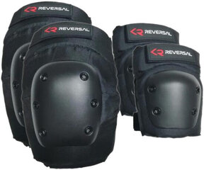 Защита коленей и локтей Reversal Skate Pads, 2 шт. в упаковке, размер M, черные цена и информация | Защиты | 220.lv