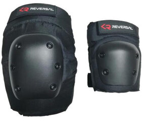 Защита коленей и локтей Reversal Skate Pads, 2 шт. в упаковке, размер L, черные цена и информация | Reversal Спорт, досуг, туризм | 220.lv