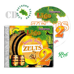 CD Līgo Zelts 2 - Līgo dziesmu izlase cena un informācija | Vinila plates, CD, DVD | 220.lv