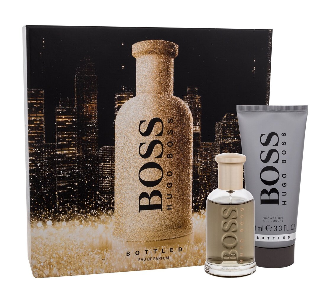 Komplekts Hugo Boss Bottled vīriešiem: EDP, 50 ml + dušas želeja, 100 ml cena un informācija | Vīriešu smaržas | 220.lv