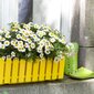 Ziedu kaste Landhaus ar automātisko laistīšanu, 75x20x16,5 cm, lauku stilā, grafīta cena un informācija | Balkona kastes | 220.lv