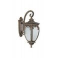 Āra sienas lampa Maytoni Outdoor kolekcija bronzas klasiskā stilā 1xE27 O414WL-01GB