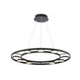 Griestu lampa Maytoni Modern kolekcija melnā krāsā Ø80cm 63W 3000K MOD070PL-L63B3K