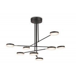 Griestu lampa Maytoni Modern kolekcija melnā krāsā 48W 3000K MOD070PL-L48B3K цена и информация | Griestu lampas | 220.lv