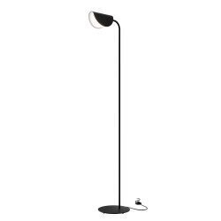 Stāvlampa Maytoni Modern kolekcija melnā krāsā ar baltām detaļām 1xG9 MOD126FL-01B cena un informācija | Stāvlampas | 220.lv