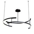 Griestu lampa Maytoni Modern kolekcija melna Ø83cm 52W 4000K MOD054PL-L52B4K