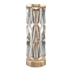 Galda lampa Maytoni Modern kolekcija zelta krāsā ar kristāliem 2xE14 MOD043TL-02G cena un informācija | Galda lampas | 220.lv