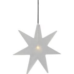 LED gaismas dekors zvaigzne karināma 0,06W 33x30cm Karla 697-53 cena un informācija | Ziemassvētku dekorācijas | 220.lv