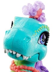 Кукла Mattel GTL69 - Cave Club - T-Rex und Uhrzeit Puppe, mit Zubeh, Rockelle mit Tyrasaurus цена и информация | Игрушки для девочек | 220.lv