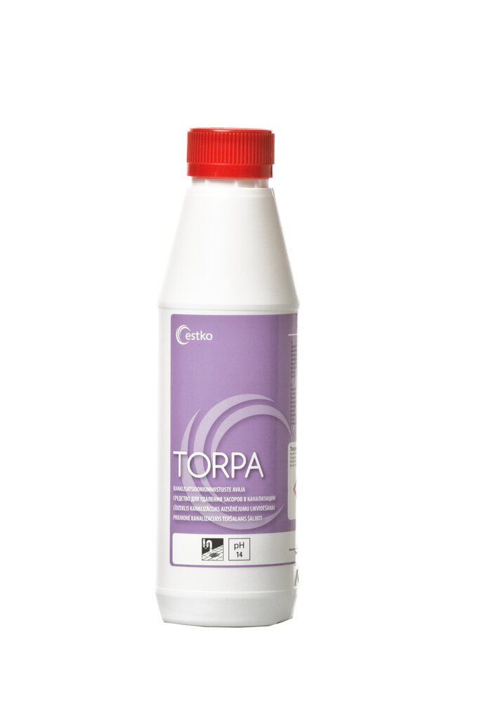 Kanalizācijas tīrīšanas granulas - TORPA, 550g cena un informācija | Tīrīšanas līdzekļi | 220.lv