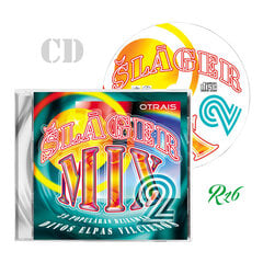 Микс 39 популярных латышских песен CD ŠLĀGERMIX - 2 цена и информация | Виниловые пластинки, CD, DVD | 220.lv