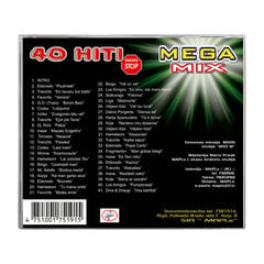 Cd Megamix - Микс Популярных Латышских Песен цена и информация | Виниловые пластинки, CD, DVD | 220.lv