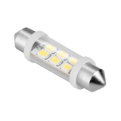 Automašīnas LED spuldze 12V 10 / 40 6xSMD Sv8.5 cena un informācija | Auto spuldzes | 220.lv