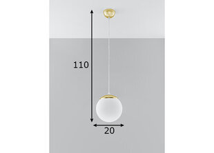 Sollux piekaramā lampa Ugo cena un informācija | Piekaramās lampas | 220.lv