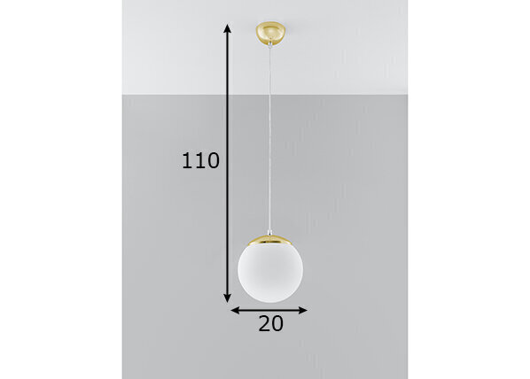 Sollux piekaramā lampa Ugo цена и информация | Lustras | 220.lv