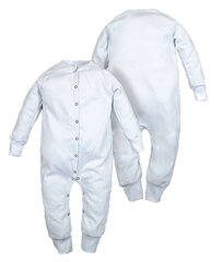 La Bebe™ NO Baby Romper Art.102453 White Zīdaiņu rāpulīši ar garām piedurknēm no kokvilnas 102453BS39903 cena un informācija | Krekliņi, bodiji zīdaiņiem | 220.lv