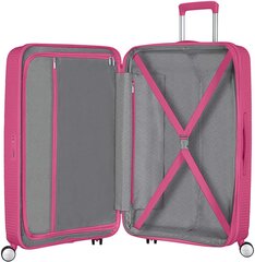 American Tourister большой чемодан Soundbox Spinner Expandable 77см, Megenta цена и информация | Чемоданы, дорожные сумки  | 220.lv