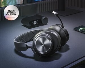 Bezvadu austiņas Steelseries Arctis Nova Pro Wireless, melnas cena un informācija | SteelSeries Datortehnika | 220.lv