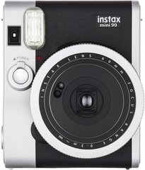 <p>Instax mini 90 - классика в новом формате<br />
Камера instax mini 90 имеет расширенные функции, которые привлекали любителей фотографии в традиционных аналоговых камерах. Среди этих функций длинная и двойная экспозиция, а также дополнительные возможности по захвату света. В модели instax mini 90, созданной в рамках концепции «NEO CLASSIC», также предусмотрены такие новые возможности, как макрорежим и высокопроизводительная вспышка, что делает эту камеру подходящей для любого фотографа.<br />
<br />
Для творческих личностей. В Instax Mini 90 есть разнообразные режимы: например, можно совместить два кадра, сделанные с разной экспозицией, создав тем самым очень необычный снимок. А при использовании длинной экспозиции можно запечатлеть красивейшие ночные пейзажи и полосы света: в этом случае затвор будет оставаться открытым не более 10 секунд. Функция Дети поможет сделать удачный кадр маленького непоседы<br />
<br />
Выгодная подборка режимов. Для редактирования светового баланса Instax Mini 90 предлагает функцию Управление яркостью. Затемнить или сделать изображение светлее теперь можно одним нажатием. А для любителей крупных планов существует режим макросъемки.<br />
<br />
Комфорт в использовании. Эргономичность камеры – большой плюс, ведь с Mini 90 так просто и удобно работать: можно переключать режимы, не отрываясь от видоискателя. И в любой поездке фотоаппарат всегда будет под рукой, так как размер и вес (113,4х91,9х57,2 мм при весе 296 г без батареи и пленки) позволяют носить его даже в небольшой дамской сумочке.</p>
 цена и информация | Фотоаппараты мгновенной печати | 220.lv