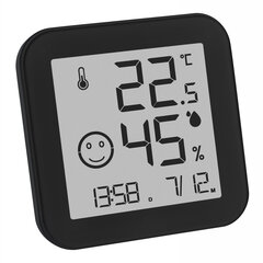 Цифровой термогидрометр 30.5054, черный цена и информация | Метеорологические станции, термометры | 220.lv